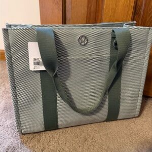 Lululemon Two Tone Canvas Tote Bag